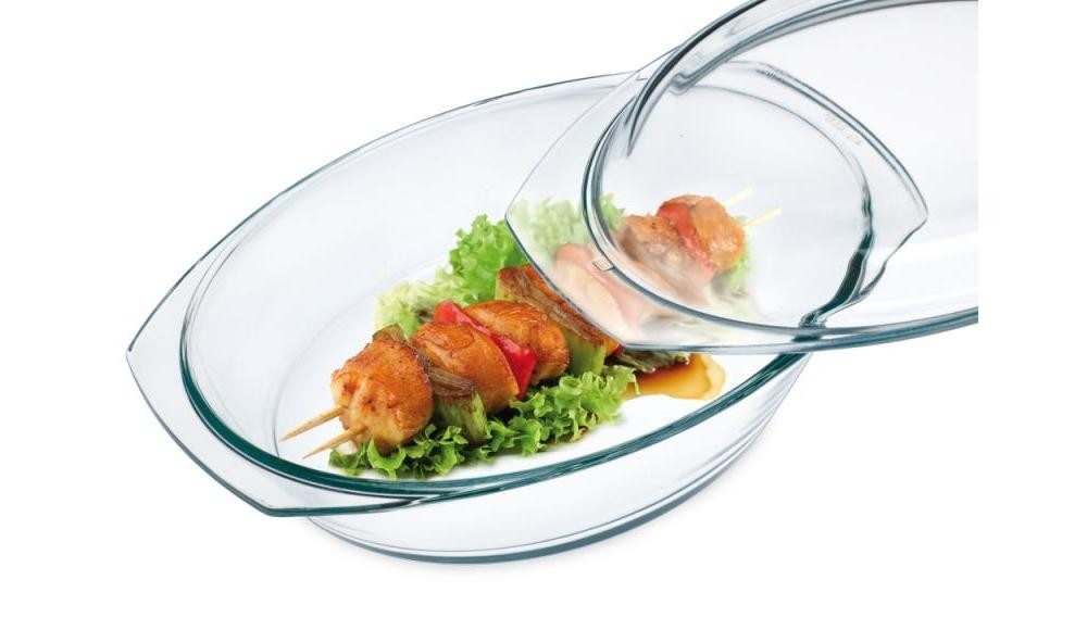 Чешское хрустальное стекло Schüssel ovalflacher Deckel