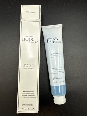 Philosophy Renewed Hope In A Jar Peeling Mousse Instant Glow Facial 2.5 oz