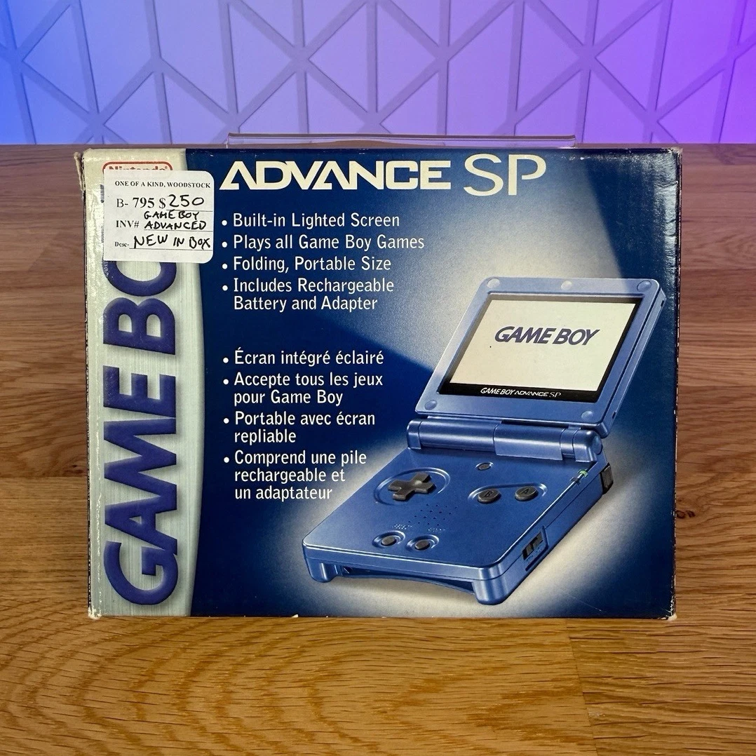 Game Boy Advance SP NTSC-U/C Blue Video Game Consoles for sale | eBay