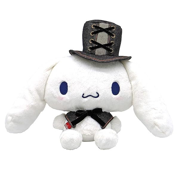 SANRIO Characters Cinnamoroll x EDWIN S Plush Doll 23cm Stuffed Toy 177810-2 JP