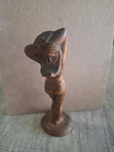Vintage Nude Naked Woman Figure Statue Sculpture Bottle Opener Bronze Art Deco - Picture 8 of 16