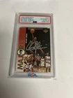 Autographed Charlie Sheen 1995 UD Michael Jordan Card PSA 10 Signed Auto Sheen