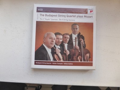 4 CD Budapest String Quartet plays Mozart 6 Haydn Quartets + 6 String Quintets
