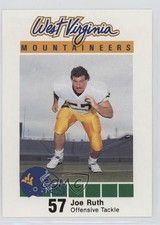 1990 West Virginia Mountaineers Team Issue Joe Ruth 0q3