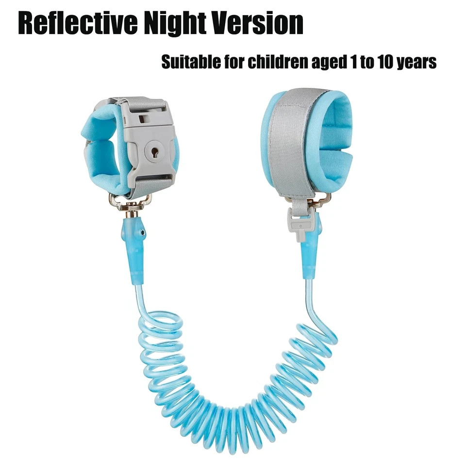 Anti Lost Wrist Link, Toddler Harness Walking Leash Safety Child Wristband Le...