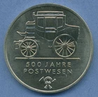 DDR 5 Mark 1990 Postal Stagecoach, J 1631 XF/UNC (M4845)