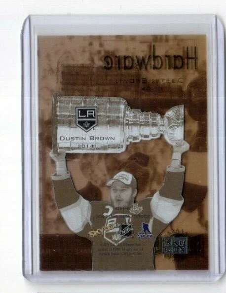 2020-21 Skybox Metal Universe Hardware CH-6 Dustin Brown LA Kings SP 1:38 - Image 2 of 2