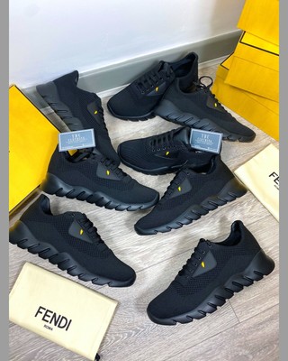 fendi eye trainers