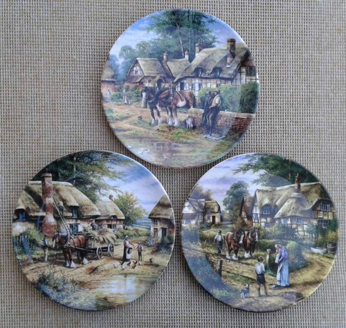 WEDGWOOD - COUNTRY DAYS by C HOWELLS - SELECTION OF LTD EDITION PLATES & COA'S - Picture 6 of 25
