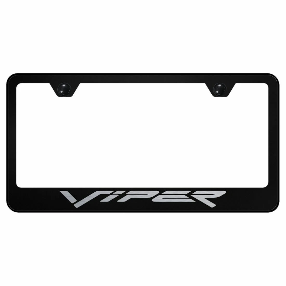Dodge Viper Black Stainless Steel License Plate Frame eBay