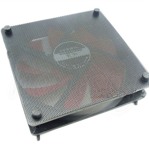 5PCS 120mm Cuttable Black PVC PC Fan Dust Filter Dustproof Case Computer M&I _ou - Photo 5/6