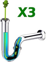 3 Pack Of Green Gobbler Hair Grabber Tool (drain Snake, Hair Clog Remover, Drain on sale 3 Pack Of Green Gobbler Hair Grabber Tool (drain Snake, Hair Clog Remover, Drain on sale
