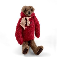 Folk Art Country Cute Stuffed Bear