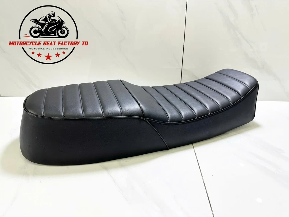 Honda CB550F Super Sport 1975 1976 1977 Café Racer asiento bajo perfil metal negro. Foto 4 de 4