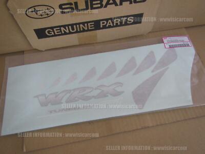 SUBARU IMPREZA WRX STI TYPE R GC8 LETTER MARK GRADE SIDE LEFT