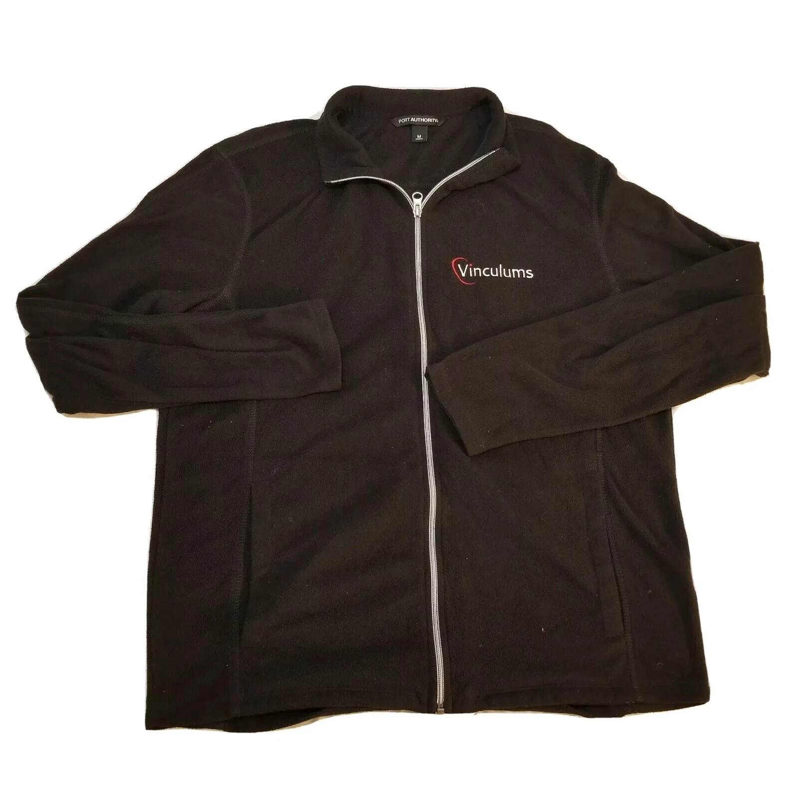 Port-Authority Women's Size Medium Vinculums Jacket Black Soft Shell Fleece.