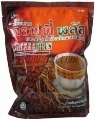 84 X 20 G Sachets Zhulian Instant Coffee Plus with Ginseng Herb Extract for Heal
