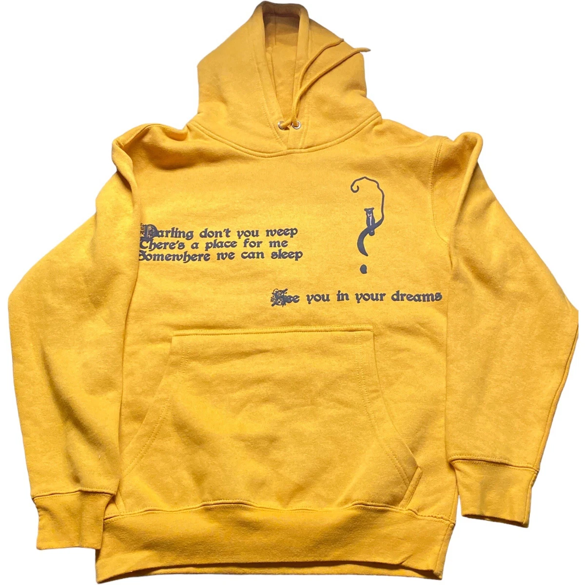 Halsey Dreams Darling Yellow hoodie Love and Power Tour 2022 Size