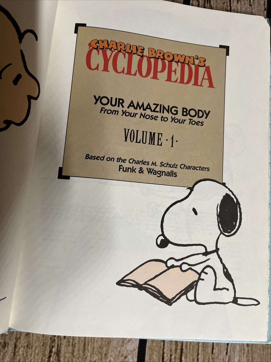 Peanuts Charlie Brown's CYCLOPEDIA Volume 1 & 7 HC Books Funk