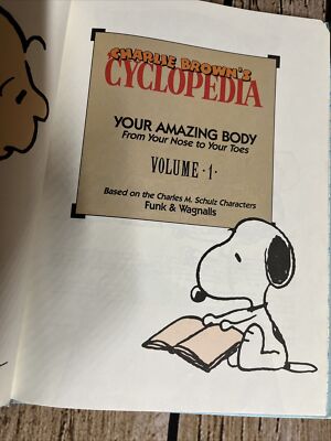Peanuts Charlie Brown's CYCLOPEDIA Volume 1 & 7 HC Books Funk