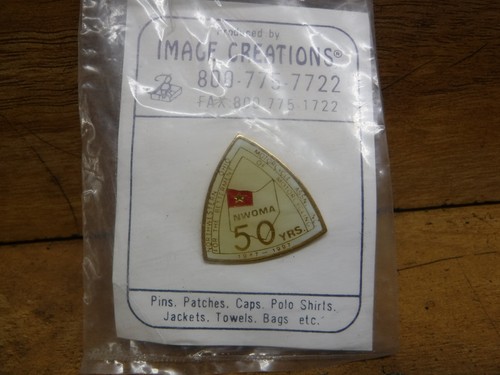 AMA NWOMA PIN 50 YEARS 1947-1997 NOS NEW OLD STOCK NICE FAST SHIPPING !!@@!!