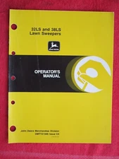 JOHN DEERE 32LS & 38LS LAWN SWEEPERS OPERATOR'S MANUAL ( OMTY21586 ISSUE C0)