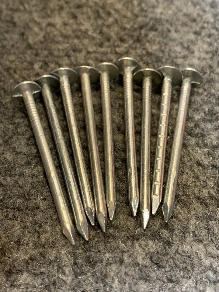 Box of 50LB Fox #FR20TC 2" 11G Galvanized Roof Nail by National Nail Corp - Image 2 of 4