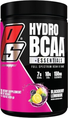 PROSUPPS HydroBCAA EAA Powder   Blackberry Lemonade, 30 Servings