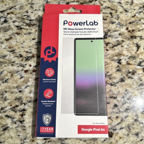 PowerLab HD Glass Screen Protector for Google Pixel 6a - Picture 1 of 2