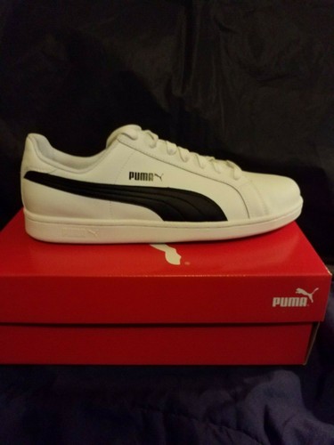 PUMA SMASH L WHITE -BLACK-WHITE 356722 SIZE 11 | eBay