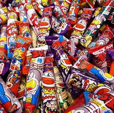 YAOKIN Japanese Popular Snack UMAIBO 50 Bars Japan Dagashi/Random Flavor Large lot