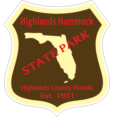 Adesivo Highlands Hammock Florida State Park decalcomania - Foto 1 di 3