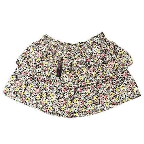 Mini Skirt Junior’s Size XXXL No Boundaries Smocked Floral Lightweight Pull On