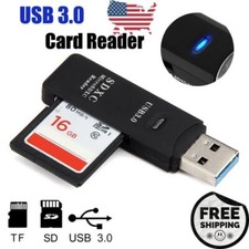 USB3.0 SD Card Reader for PC Micro SD Card to USB Adapter for Camera Memory C