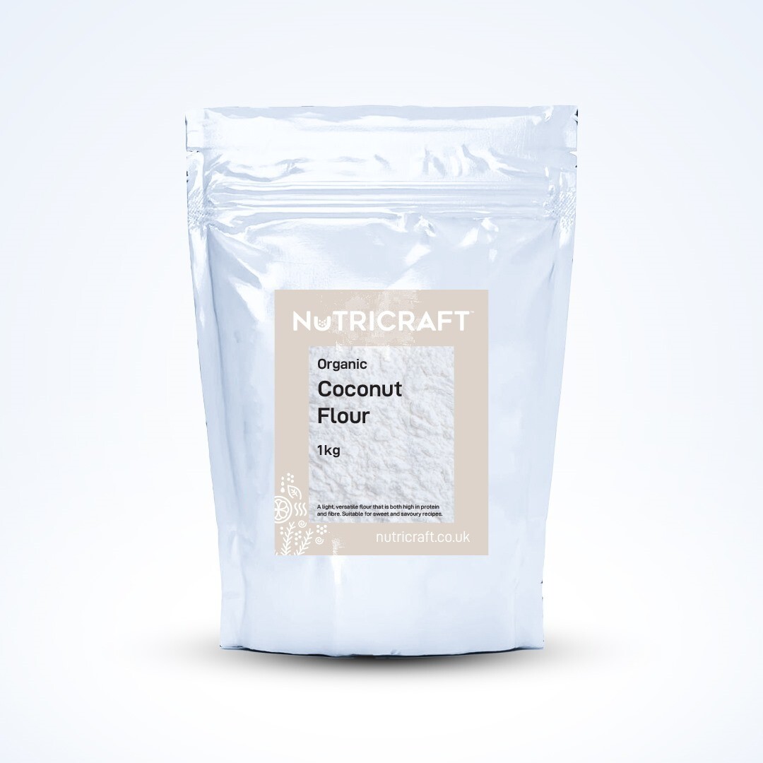 10 x 1kg organic COCONUT FLOUR by NUTRICRAFT™ - gluten free - Sri Lanka