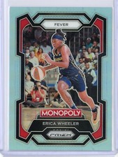 2024 Panini Prizm Monopoly WNBA 44 Erica Wheeler Light Blue Prizm 041/199