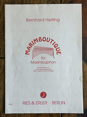 ''Marimboutique'' von Bernhard Herting - Marimba-Solo, Mallets, 4-Schlägel, Noten