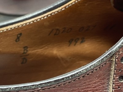 Alden 992 Brown Calfskin Saddle
