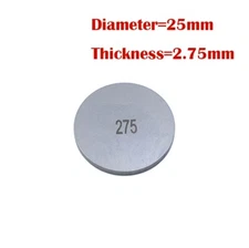 25mm Valve Shim Thickness 2.75mm for Honda CB CBX Yamaha FJ TT XVZ Triumph ALL