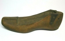 Beautiful Antique Cobbler's Metal-Soled Wooden SHOE LAST