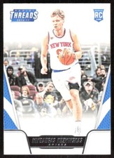 2016-17 6377E Panini Threads Mindaugas Kuzminskas Rookie New York Knicks #163