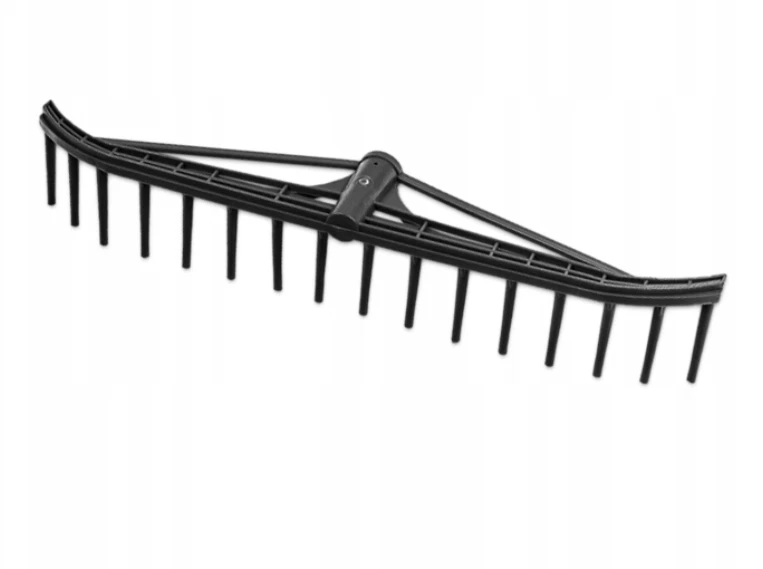 BLUEN Heurechen Laubrechen Rechen 550 mm Rasenrechen Heu Laub Gartenrechen 16 Zinken