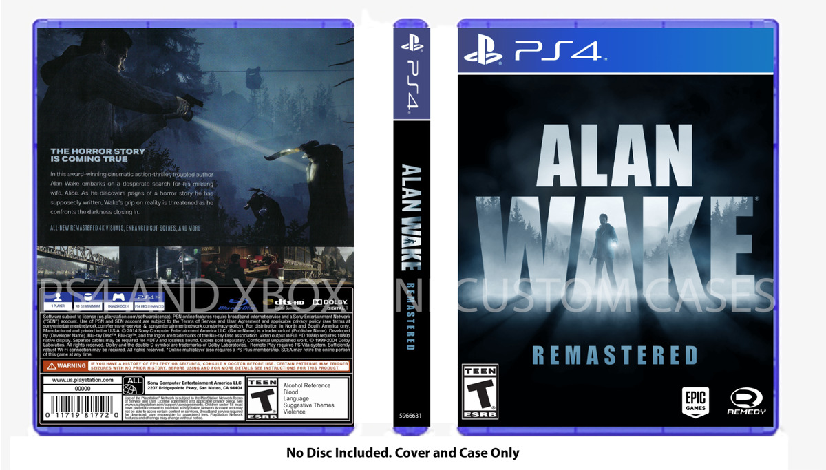 Alan Wake [ Remastered ] (PS5) NEW