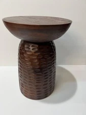 SimpliHome Boyd Willis Petty Wooden Accent Table #AXCATBOY-BRU Brown New In Box