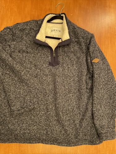 ORVIS Sherpa LINED Brighton QUARTER Zip 