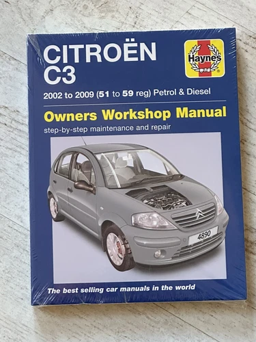 NEW - Haynes Manual 4890 - Citroen C3, 2002 to 2009, petrol & diesel