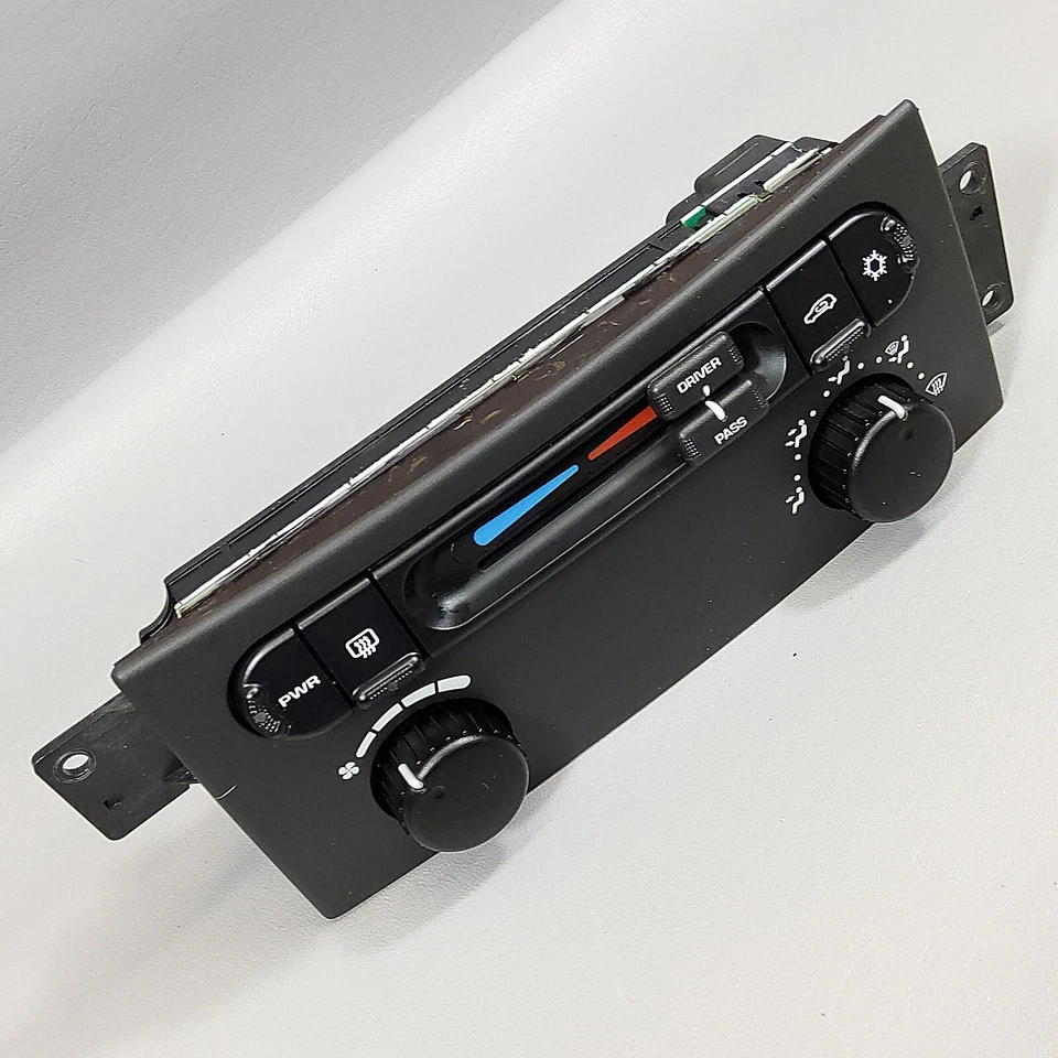 Unidad de control de calefacción de aire acondicionado HVAC montada en el tablero para 05-06 Chrysler Pacifica 05005460AA Foto 3 de 4