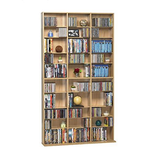 Atlantic Oskar 1080 Media Storage Cabinet &ndash; Protects & Organizes Prized Music