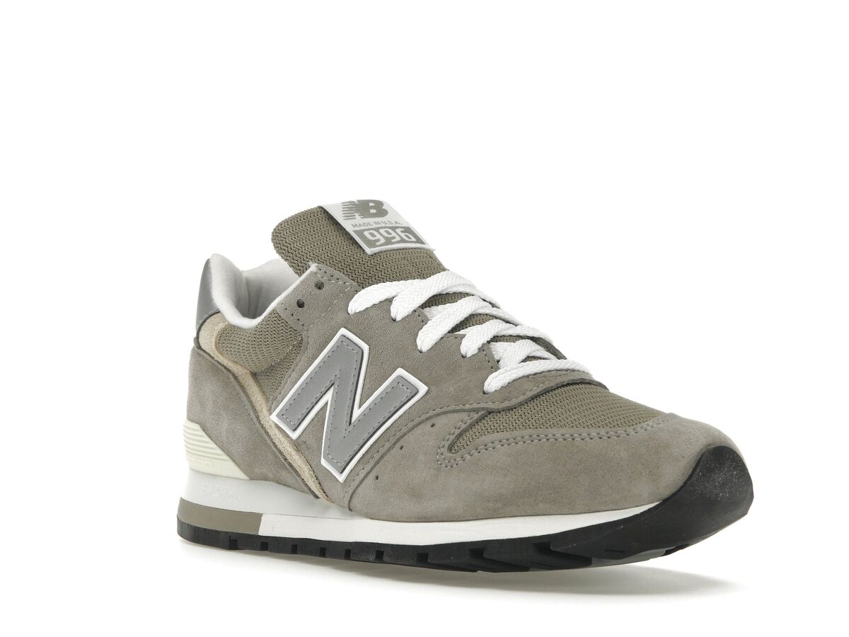 New Balance 996 Made in USA Low Grey Silver - U996GR