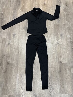 OLD NAVY Active Women's X-small/ Small PowerSoft Full-Length Black Leggings